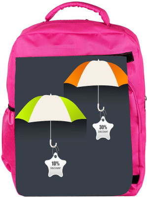 

Snoogg Eco Friendly Canvas Abstract Rainy Season Background Backpack Rucksack School Travel Unisex Casual Canvas Bag Bookbag Satchel 5 L Backpack(Pink)