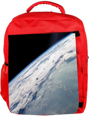 

Snoogg Eco Friendly Canvas Earth Image From The Top Designer Backpack Rucksack School Travel Unisex Casual Canvas Bag Bookbag Satchel 5 L Backpack(Red)