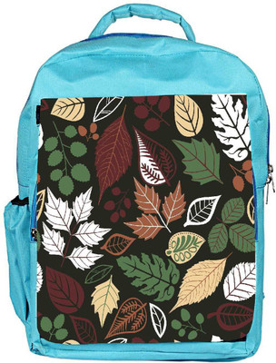 

Snoogg Eco Friendly Canvas Seamless Pattern With Leaf Copy That Square To The Side And Youll Get Seaml Backpack Rucksack School Travel Unisex Casual Canvas Bag Bookbag Satchel 5 L Backpack(Blue)