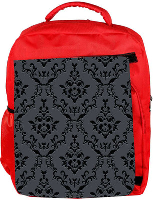 

Snoogg Eco Friendly Canvas Silvery Pattern Designer Backpack Rucksack School Travel Unisex Casual Canvas Bag Bookbag Satchel 5 L Backpack(Red)