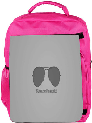 

Snoogg Eco Friendly Canvas I M A Pilot Designer Backpack Rucksack School Travel Unisex Casual Canvas Bag Bookbag Satchel 5 L Backpack(Pink)