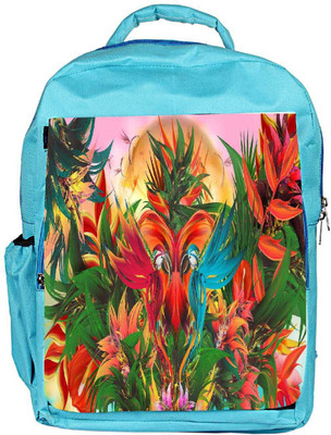 

Snoogg Eco Friendly Canvas Digital Bird Graphic Backpack Rucksack School Travel Unisex Casual Canvas Bag Bookbag Satchel 5 L Backpack(Blue)