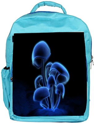 

Snoogg Eco Friendly Canvas Digital Blasphemy Mushroom Designer Backpack Rucksack School Travel Unisex Casual Canvas Bag Bookbag Satchel 5 L Backpack(Blue)