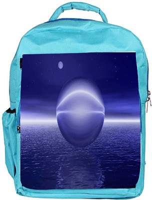 

Snoogg Eco Friendly Canvas Bubble Backpack Rucksack School Travel Unisex Casual Canvas Bag Bookbag Satchel 5 L Backpack(Blue)