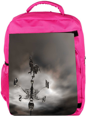 

Snoogg Eco Friendly Canvas Anemometer Backpack Rucksack School Travel Unisex Casual Canvas Bag Bookbag Satchel 5 L Backpack(Pink)