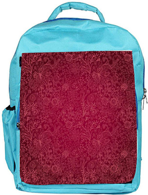 

Snoogg Eco Friendly Canvas Seamless Texture With Flowers Backpack Rucksack School Travel Unisex Casual Canvas Bag Bookbag Satchel 5 L Backpack(Blue)