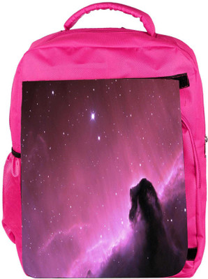 

Snoogg Eco Friendly Canvas Purple Galaxy Sky Designer Backpack Rucksack School Travel Unisex Casual Canvas Bag Bookbag Satchel 5 L Backpack(Pink)