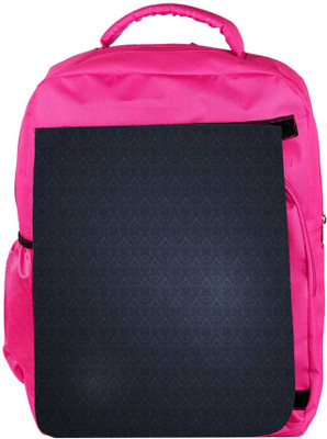 

Snoogg Eco Friendly Canvas Grey Wall Pattern Design Designer Backpack Rucksack School Travel Unisex Casual Canvas Bag Bookbag Satchel 5 L Backpack(Pink)