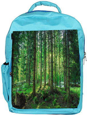 

Snoogg Eco Friendly Canvas Tall Tress With No Leaves Designer Backpack Rucksack School Travel Unisex Casual Canvas Bag Bookbag Satchel 5 L Backpack(Blue)