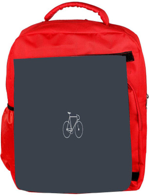 

Snoogg Eco Friendly Canvas Simple Cycle Designer Backpack Rucksack School Travel Unisex Casual Canvas Bag Bookbag Satchel 5 L Backpack(Red)