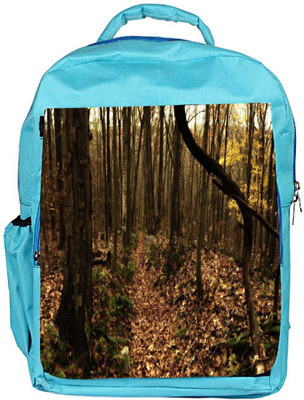

Snoogg Eco Friendly Canvas Dried Forest Designer Backpack Rucksack School Travel Unisex Casual Canvas Bag Bookbag Satchel 5 L Backpack(Blue)
