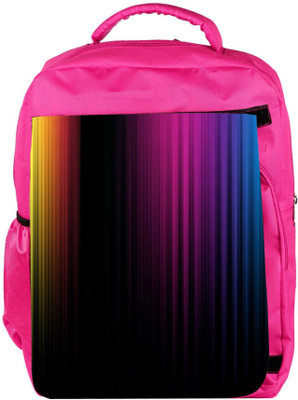 

Snoogg Eco Friendly Canvas Pattern Color Design Designer Backpack Rucksack School Travel Unisex Casual Canvas Bag Bookbag Satchel 5 L Backpack(Pink)
