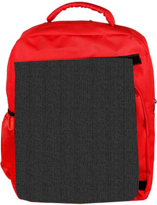 

Snoogg Eco Friendly Canvas Black Pattern Design Designer Backpack Rucksack School Travel Unisex Casual Canvas Bag Bookbag Satchel 5 L Backpack(Red)