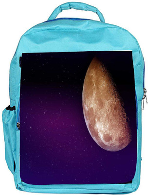 

Snoogg Eco Friendly Canvas Our Moon Backpack Rucksack School Travel Unisex Casual Canvas Bag Bookbag Satchel 5 L Backpack(Blue)