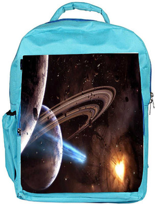

Snoogg Eco Friendly Canvas Galaxy Heart Designer Backpack Rucksack School Travel Unisex Casual Canvas Bag Bookbag Satchel 5 L Backpack(Blue)