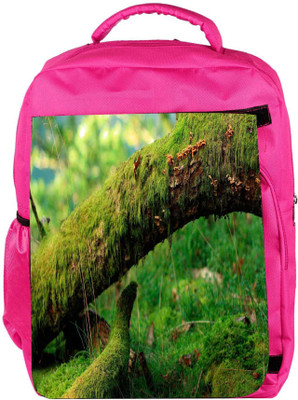 

Snoogg Eco Friendly Canvas Green Tree Designer Backpack Rucksack School Travel Unisex Casual Canvas Bag Bookbag Satchel 5 L Backpack(Pink)