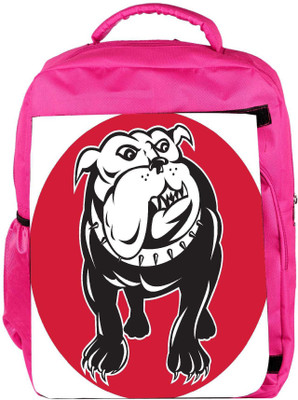 

Snoogg Eco Friendly Canvas Bulldog Mongrel Dog Front View Backpack Rucksack School Travel Unisex Casual Canvas Bag Bookbag Satchel 5 L Backpack(Pink)