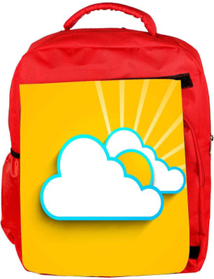 

Snoogg Eco Friendly Canvas Abstract Summer Background Backpack Rucksack School Travel Unisex Casual Canvas Bag Bookbag Satchel 5 L Backpack(Red)