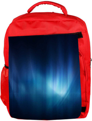 

Snoogg Eco Friendly Canvas Abstract Blue Pattern Design Designer Backpack Rucksack School Travel Unisex Casual Canvas Bag Bookbag Satchel 5 L Backpack(Red)