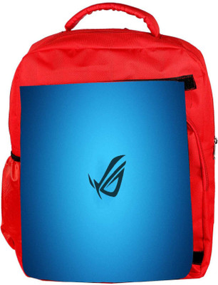 

Snoogg Eco Friendly Canvas Blue Minimalistic Designer Backpack Rucksack School Travel Unisex Casual Canvas Bag Bookbag Satchel 5 L Backpack(Red)