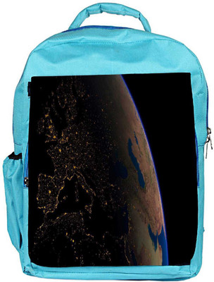 

Snoogg Eco Friendly Canvas Earth Filled With Water Designer Backpack Rucksack School Travel Unisex Casual Canvas Bag Bookbag Satchel 5 L Backpack(Blue)