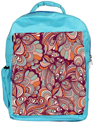 

Snoogg Eco Friendly Canvas Multicolor Pattern Designer Backpack Rucksack School Travel Unisex Casual Canvas Bag Bookbag Satchel 5 L Backpack(Blue)