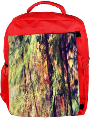 

Snoogg Eco Friendly Canvas Drying Leaves In Trees Designer Backpack Rucksack School Travel Unisex Casual Canvas Bag Bookbag Satchel 5 L Backpack(Red)