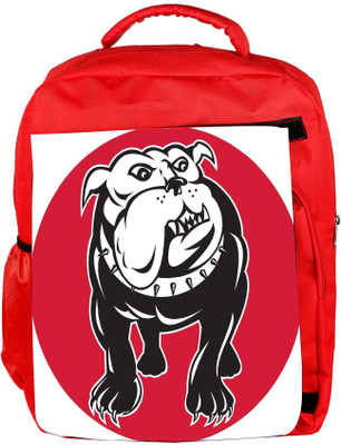 

Snoogg Eco Friendly Canvas Bulldog Mongrel Dog Front View Backpack Rucksack School Travel Unisex Casual Canvas Bag Bookbag Satchel 5 L Backpack(Red)