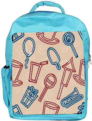 

Snoogg Eco Friendly Canvas Lollipop Designer Backpack Rucksack School Travel Unisex Casual Canvas Bag Bookbag Satchel 5 L Backpack(Blue)
