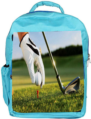 

Snoogg Eco Friendly Canvas Golf Designer Backpack Rucksack School Travel Unisex Casual Canvas Bag Bookbag Satchel 5 L Backpack(Blue)