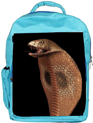 

Snoogg Eco Friendly Canvas Cobra Backpack Rucksack School Travel Unisex Casual Canvas Bag Bookbag Satchel 5 L Backpack(Blue)