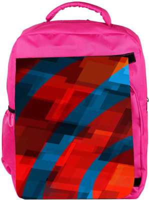 

Snoogg Eco Friendly Canvas Distorted Vibe 2405 Backpack Rucksack School Travel Unisex Casual Canvas Bag Bookbag Satchel 5 L Backpack(Pink)