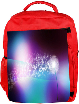 

Snoogg Eco Friendly Canvas Sparkling Petals Designer Backpack Rucksack School Travel Unisex Casual Canvas Bag Bookbag Satchel 5 L Backpack(Red)