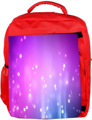 

Snoogg Eco Friendly Canvas Colorful Dots Designer Backpack Rucksack School Travel Unisex Casual Canvas Bag Bookbag Satchel 5 L Backpack(Red)