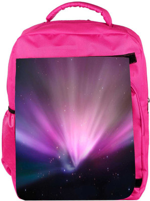 

Snoogg Eco Friendly Canvas Abstract Galaxy Design Designer Backpack Rucksack School Travel Unisex Casual Canvas Bag Bookbag Satchel 5 L Backpack(Pink)