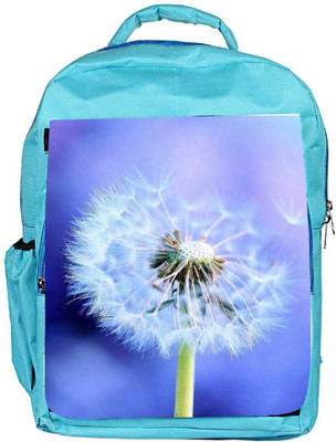 

Snoogg Eco Friendly Canvas White Dandelions Backpack Rucksack School Travel Unisex Casual Canvas Bag Bookbag Satchel 5 L Backpack(Blue)