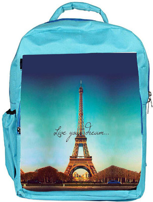 

Snoogg Eco Friendly Canvas Live Your Dream Backpack Rucksack School Travel Unisex Casual Canvas Bag Bookbag Satchel 5 L Backpack(Blue)