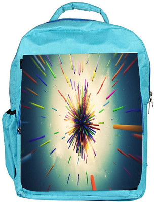 

Snoogg Eco Friendly Canvas Abstract Amazed Design Designer Backpack Rucksack School Travel Unisex Casual Canvas Bag Bookbag Satchel 5 L Backpack(Blue)