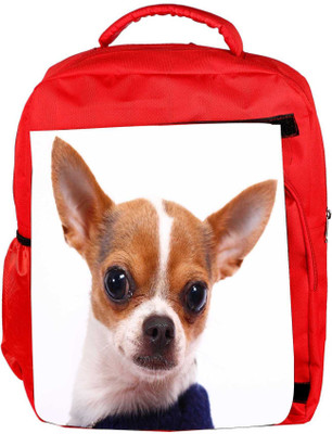 

Snoogg Eco Friendly Canvas Cute Little Chihuahua Wearing A Jumper Backpack Rucksack School Travel Unisex Casual Canvas Bag Bookbag Satchel 5 L Backpack(Red)