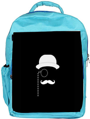 

Snoogg Eco Friendly Canvas Minimal Detective Backpack Rucksack School Travel Unisex Casual Canvas Bag Bookbag Satchel 5 L Backpack(Blue)