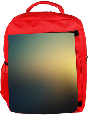 

Snoogg Eco Friendly Canvas Sunset Color Design Designer Backpack Rucksack School Travel Unisex Casual Canvas Bag Bookbag Satchel 5 L Backpack(Red)