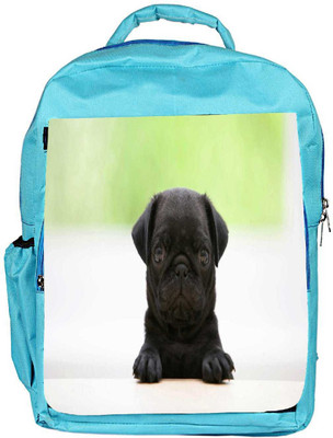 

Snoogg Eco Friendly Canvas Black Puppy Designer Backpack Rucksack School Travel Unisex Casual Canvas Bag Bookbag Satchel 5 L Backpack(Blue)