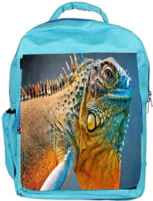 

Snoogg Eco Friendly Canvas Chameleon Designer Backpack Rucksack School Travel Unisex Casual Canvas Bag Bookbag Satchel 5 L Backpack(Blue)