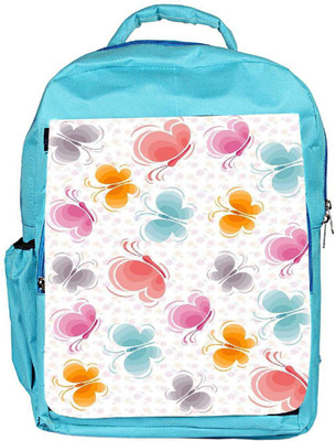 

Snoogg Eco Friendly Canvas Butterfly Pattern 2760 Backpack Rucksack School Travel Unisex Casual Canvas Bag Bookbag Satchel 5 L Backpack(Blue)