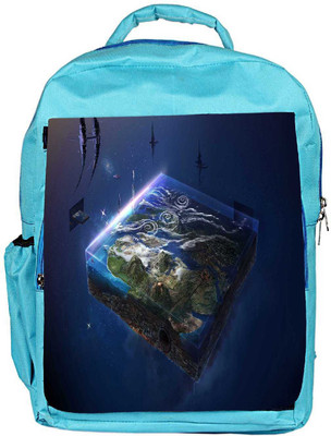 

Snoogg Eco Friendly Canvas Gaming Mode Designer Backpack Rucksack School Travel Unisex Casual Canvas Bag Bookbag Satchel 5 L Backpack(Blue)