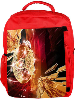 

Snoogg Eco Friendly Canvas Business Background Backpack Rucksack School Travel Unisex Casual Canvas Bag Bookbag Satchel 5 L Backpack(Red)
