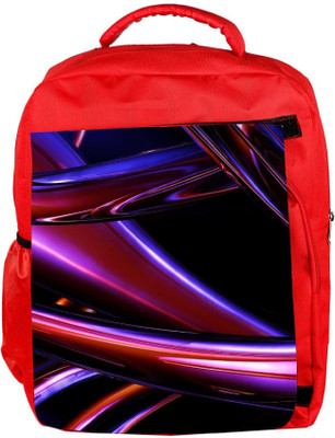 

Snoogg Eco Friendly Canvas Abstract Metal Glitter Metallic Flows Designer Backpack Rucksack School Travel Unisex Casual Canvas Bag Bookbag Satchel 5 L Backpack(Red)