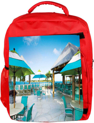 

Snoogg Eco Friendly Canvas Blue Chairs Designer Backpack Rucksack School Travel Unisex Casual Canvas Bag Bookbag Satchel 5 L Backpack(Red)