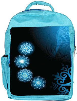 

Snoogg Eco Friendly Canvas Abstract Rangolies Designer Backpack Rucksack School Travel Unisex Casual Canvas Bag Bookbag Satchel 5 L Backpack(Blue)