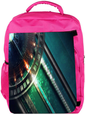 

Snoogg Eco Friendly Canvas Fast Burn Mechanism Designer Backpack Rucksack School Travel Unisex Casual Canvas Bag Bookbag Satchel 5 L Backpack(Pink)